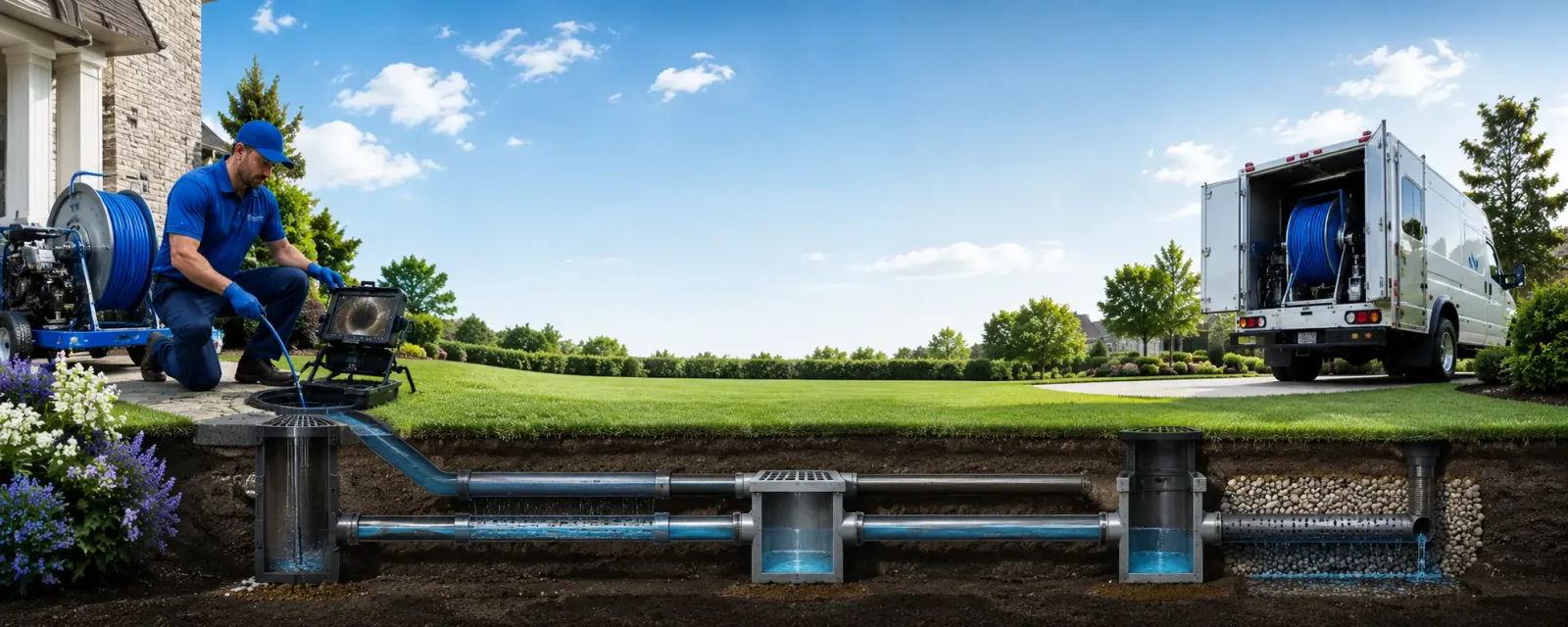 Outdoor drain cleaning information for Lyman, SC